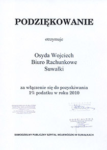 Podziękowanie
